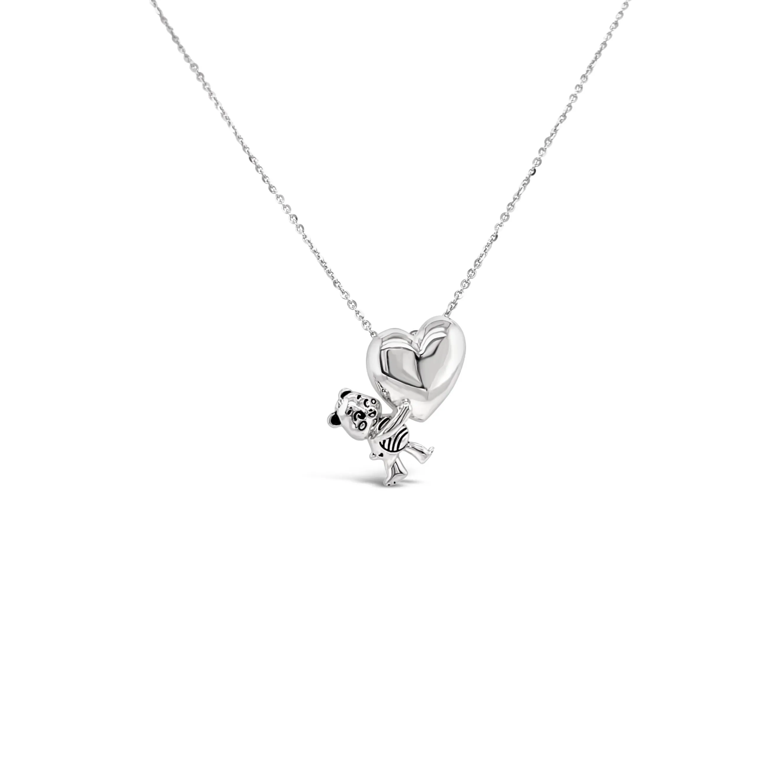 Cheer Care Bear Heart Necklace