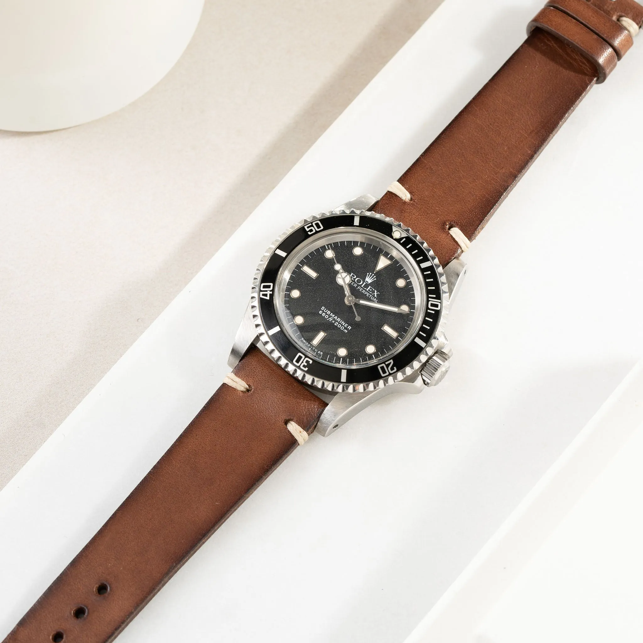 Chestnut Brown Leather Watch Strap