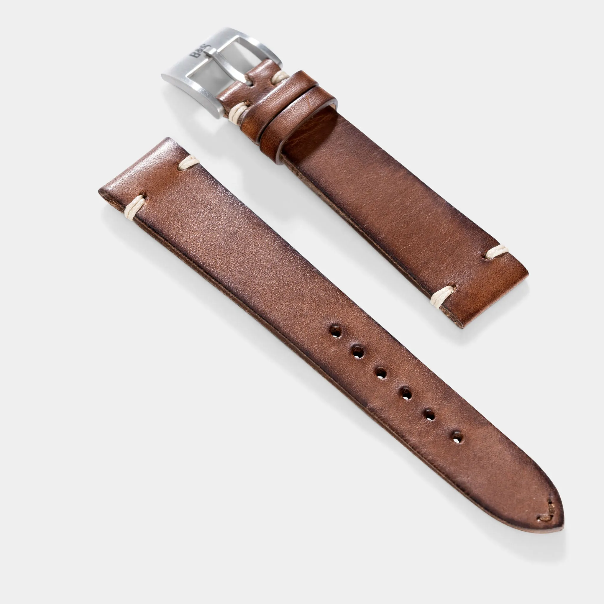 Chestnut Brown Leather Watch Strap