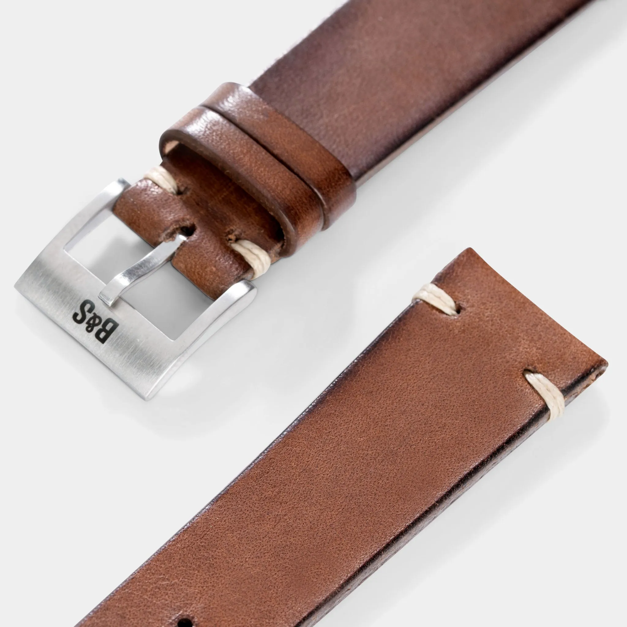 Chestnut Brown Leather Watch Strap