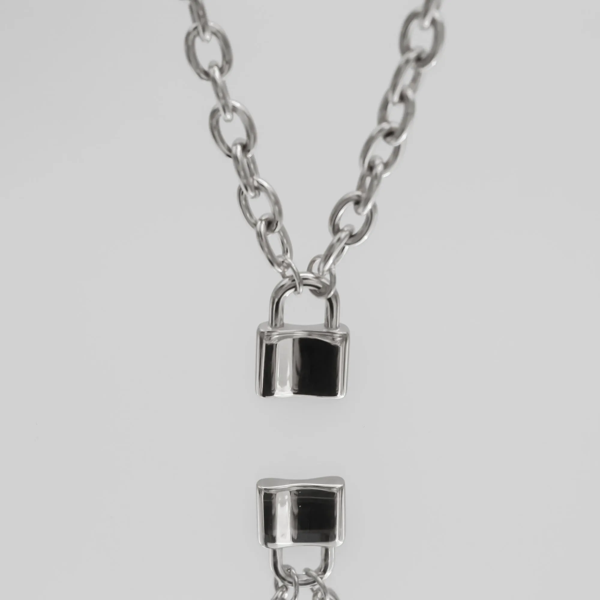 Chunky Lock Necklace