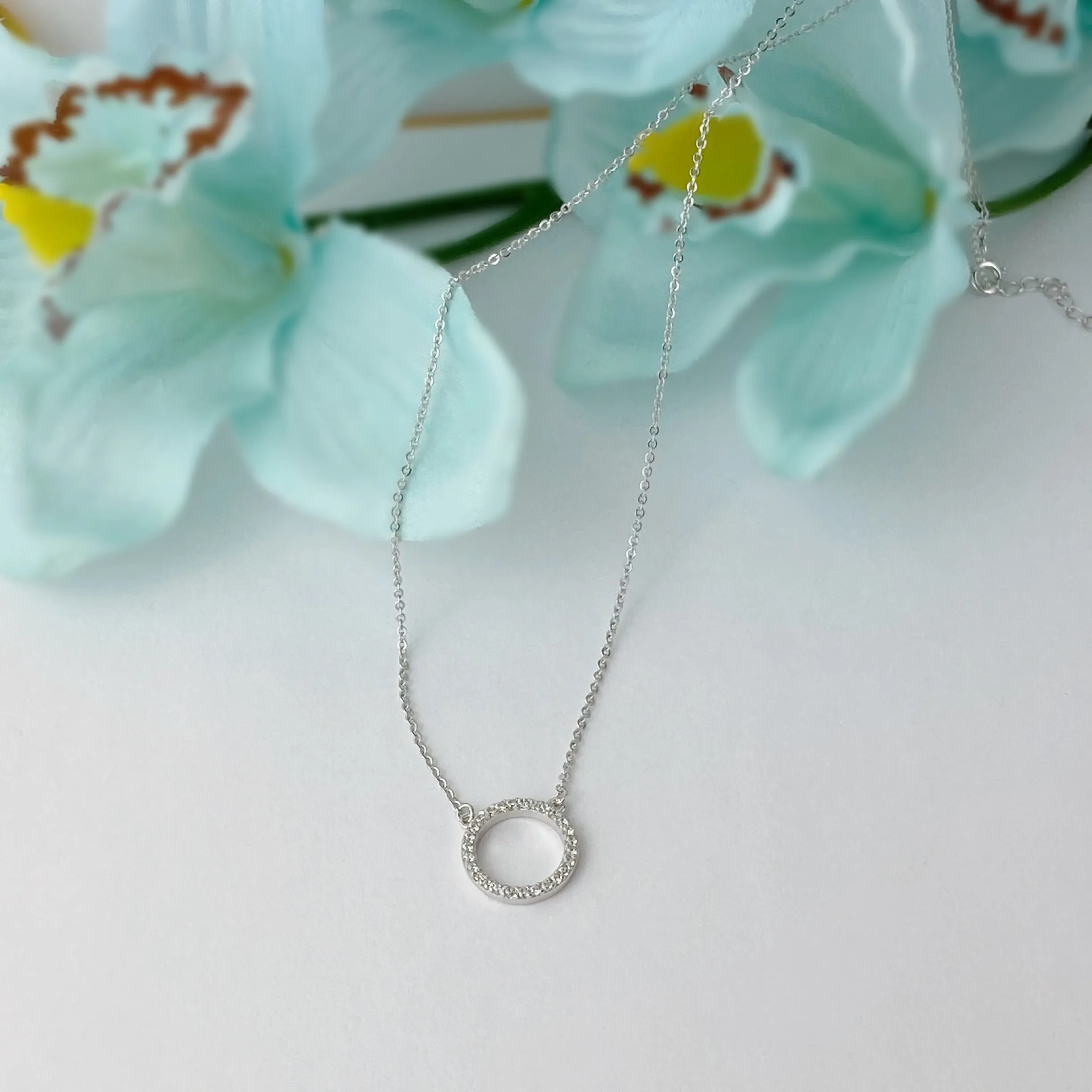 Circlet Sparkle Necklace - SCHN1101