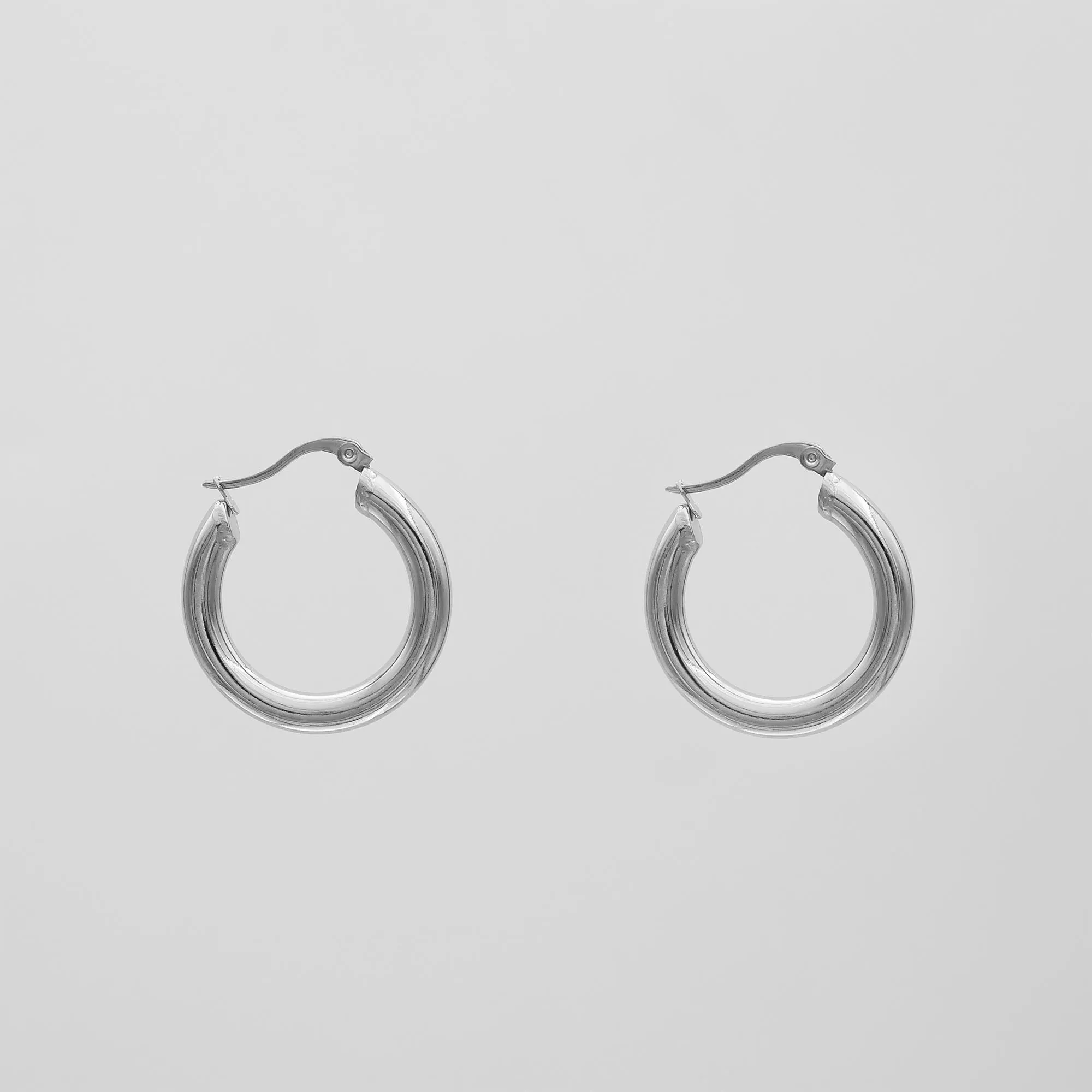 Classic Silver Filled Hoops