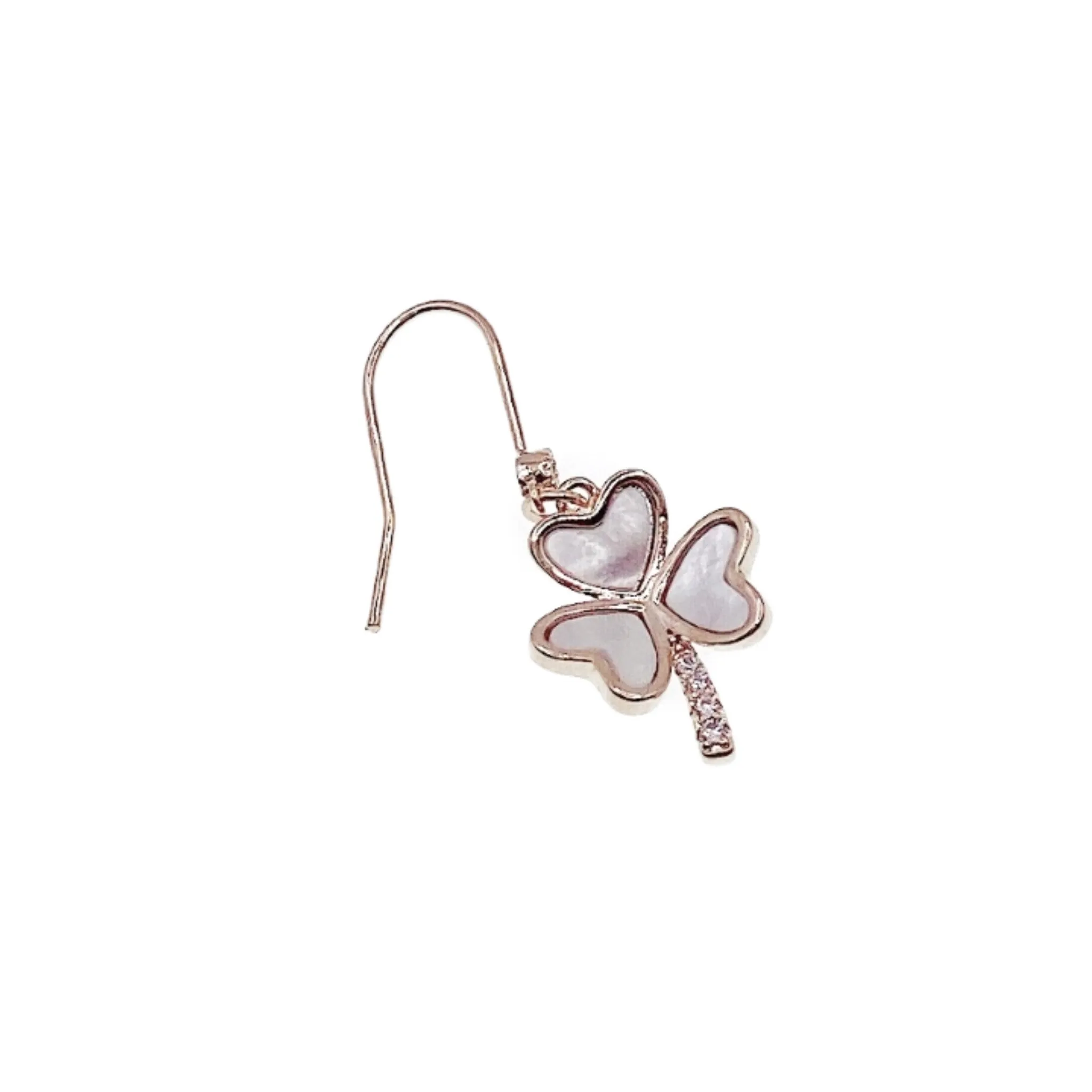 Clover Leaf Mother of Pearl Earrings