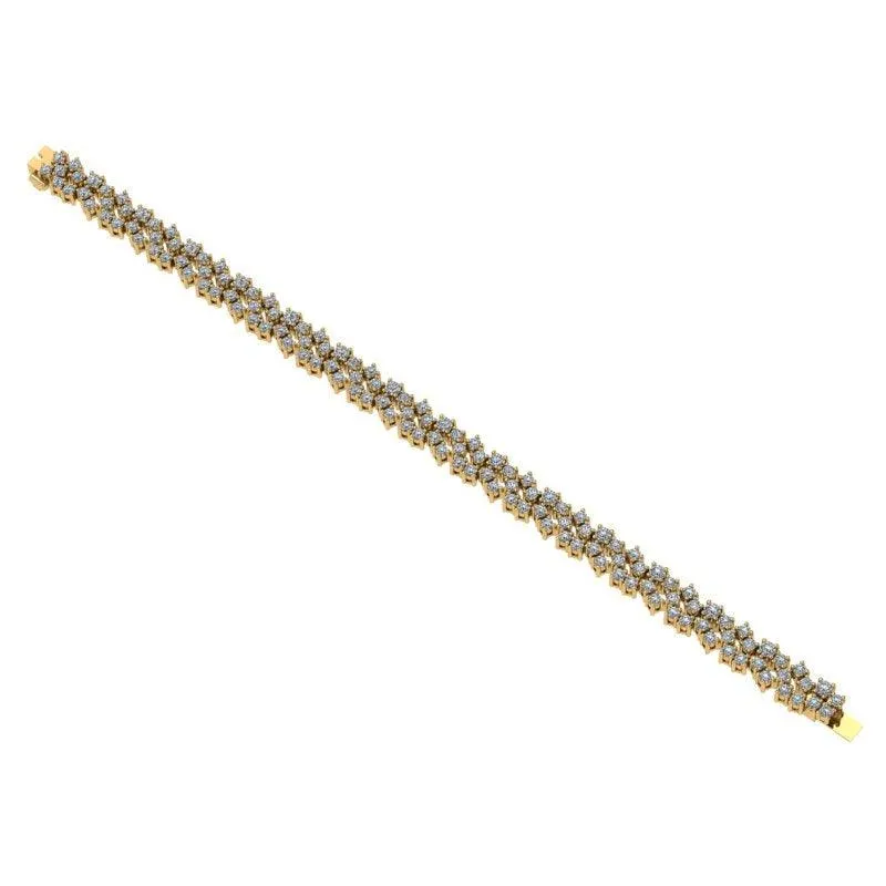 Cluster Diamond Bangle