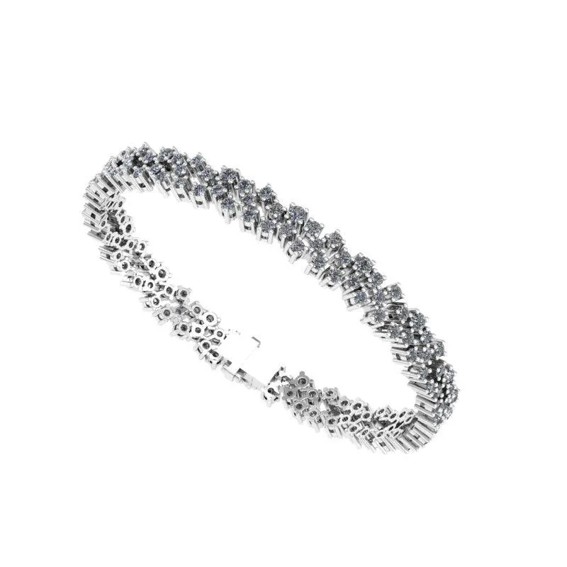 Cluster Diamond Bangle