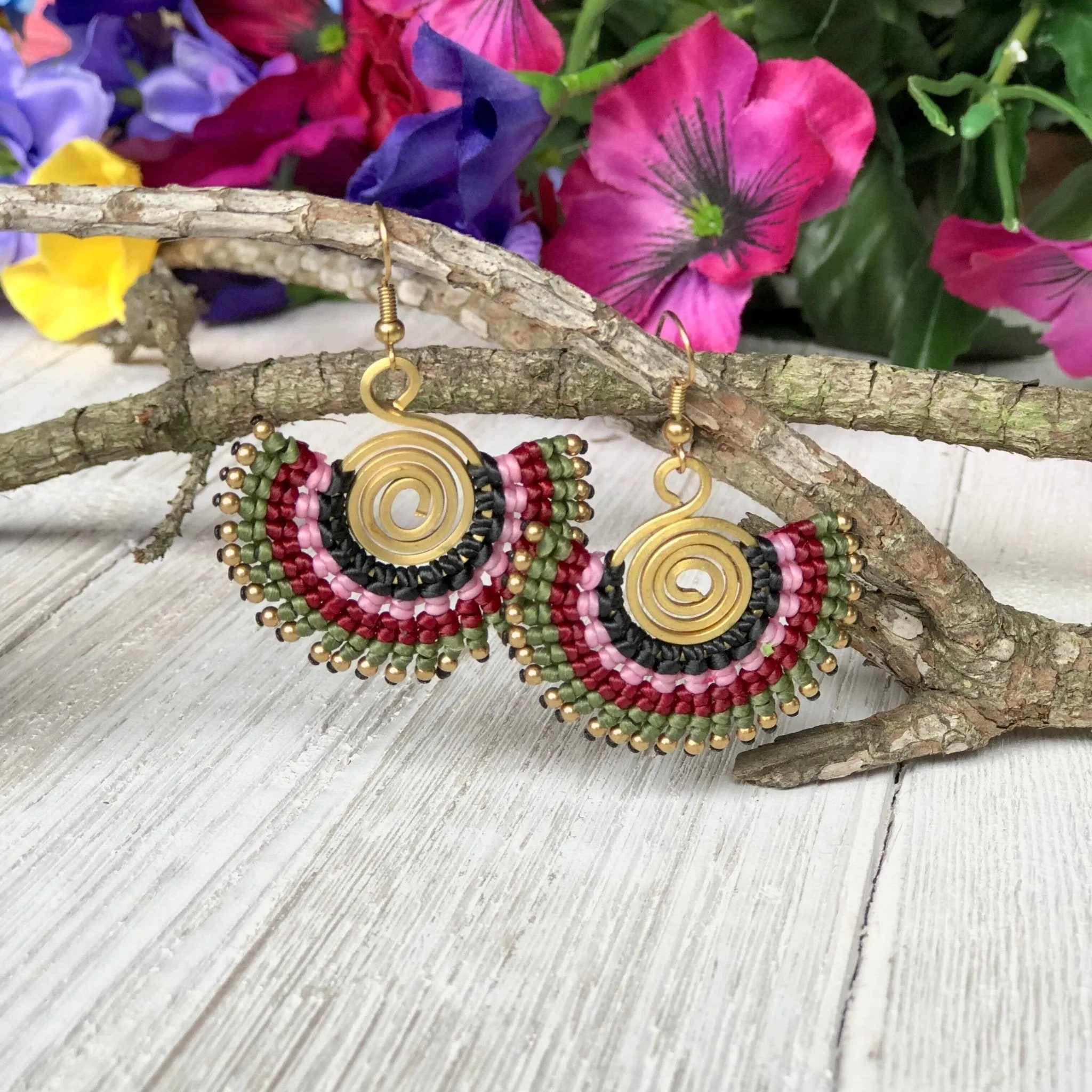 Colorful Bohemian Earrings - Tribal Style