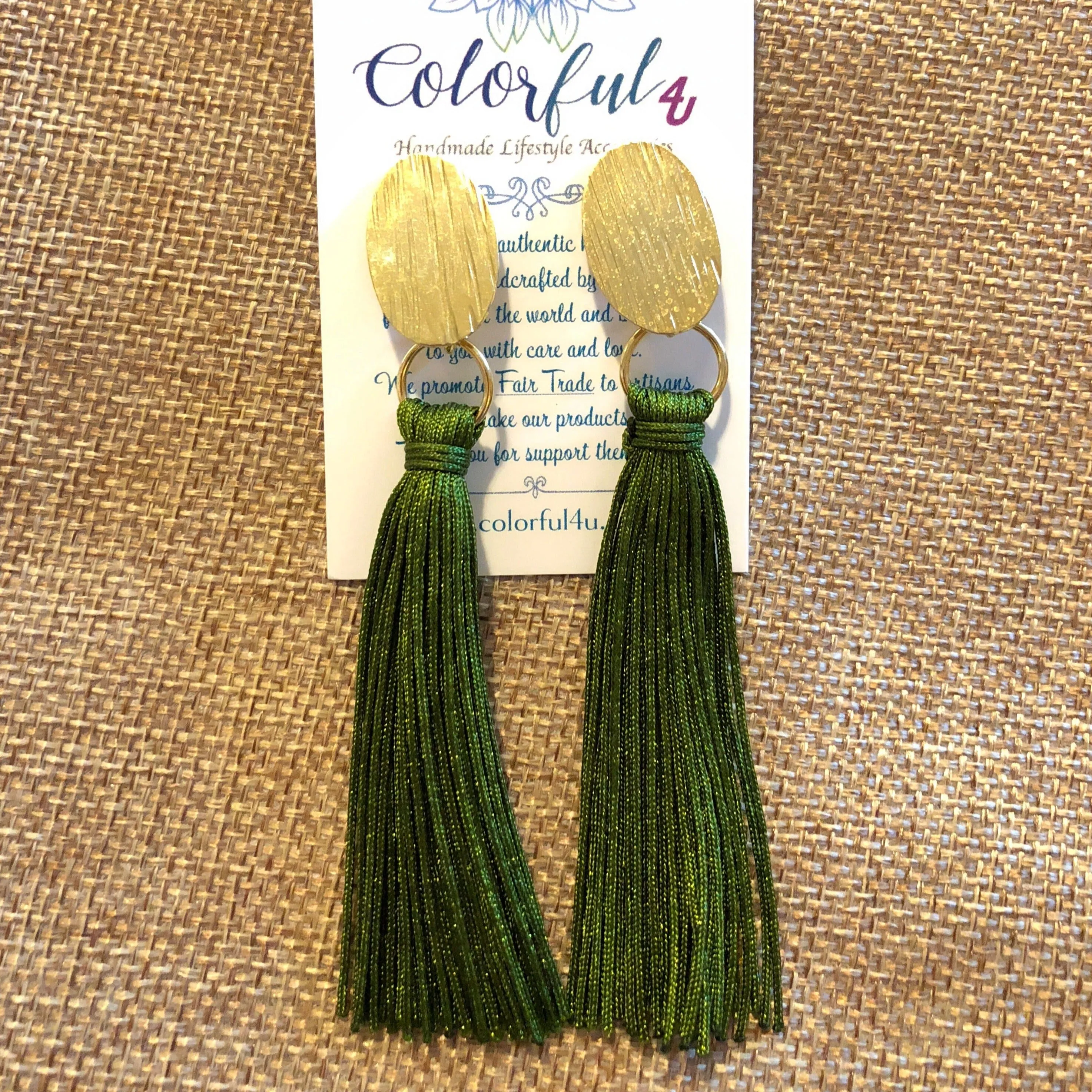 Colorful Tassel Earrings