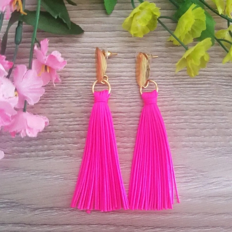 Colorful Tassel Earrings