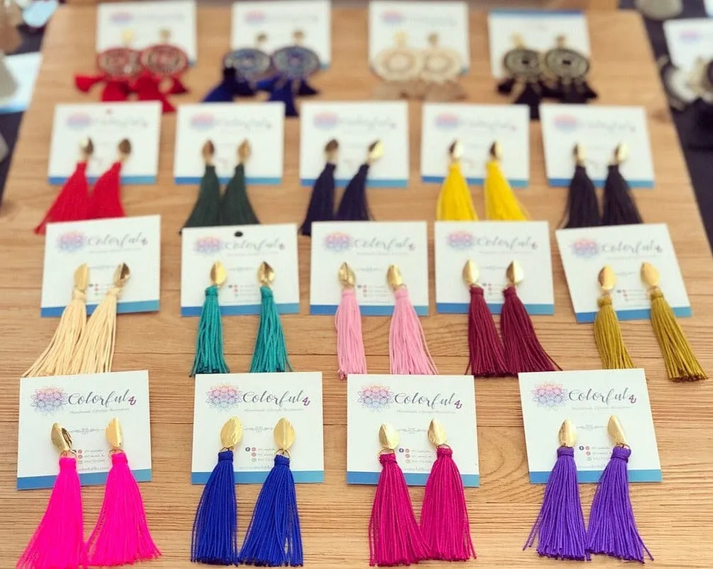 Colorful Tassel Earrings