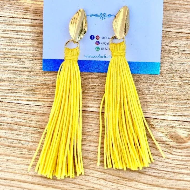 Colorful Tassel Earrings