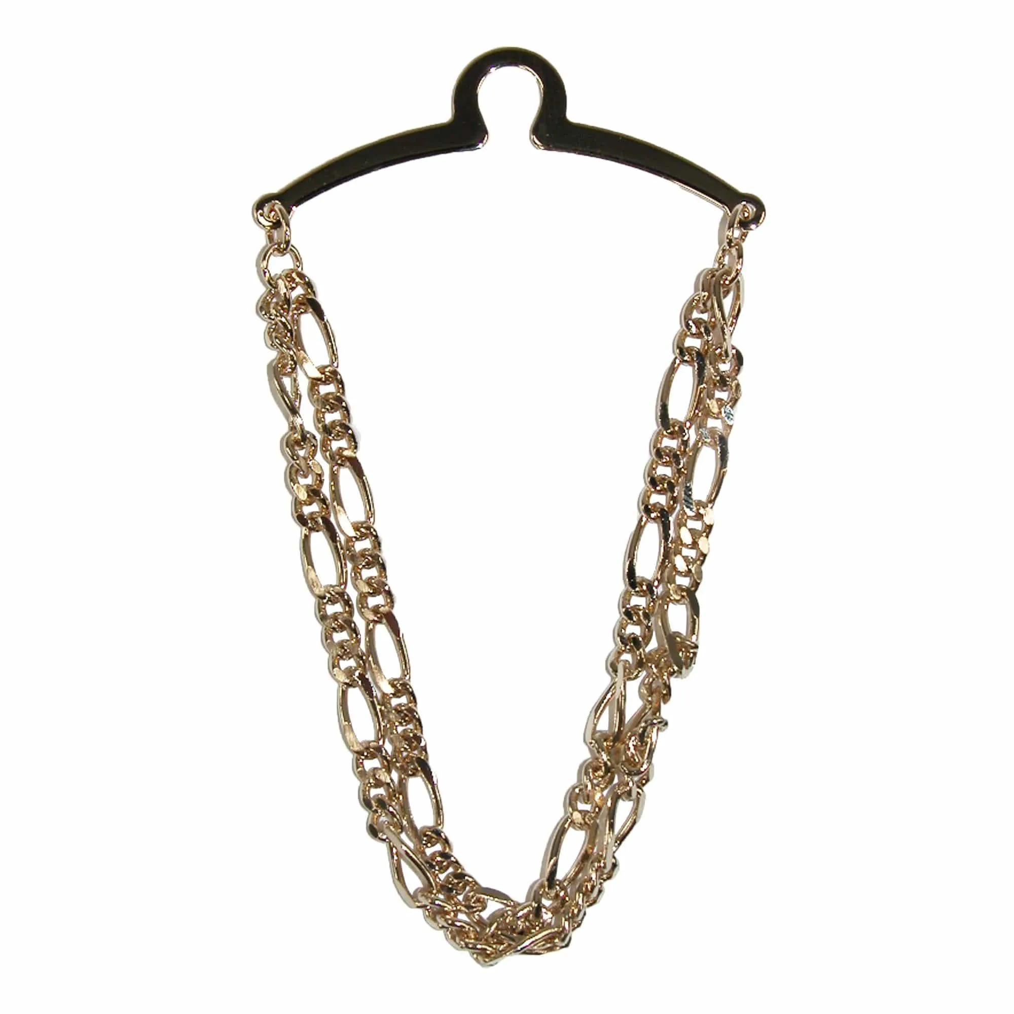 Competition Inc. Men's Double Figaro Style Link Tie Chain