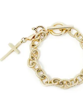 Cross Charm Bracelet