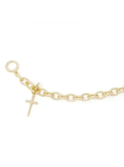 Cross Charm Bracelet