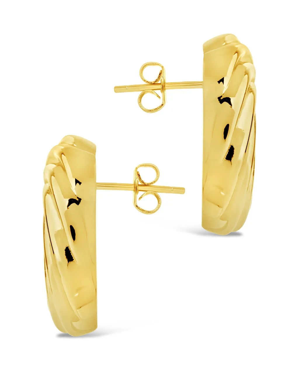 Cruller Stud Earrings