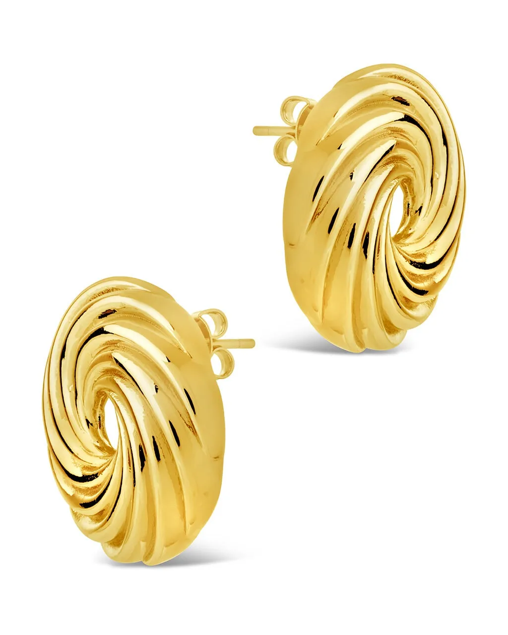 Cruller Stud Earrings