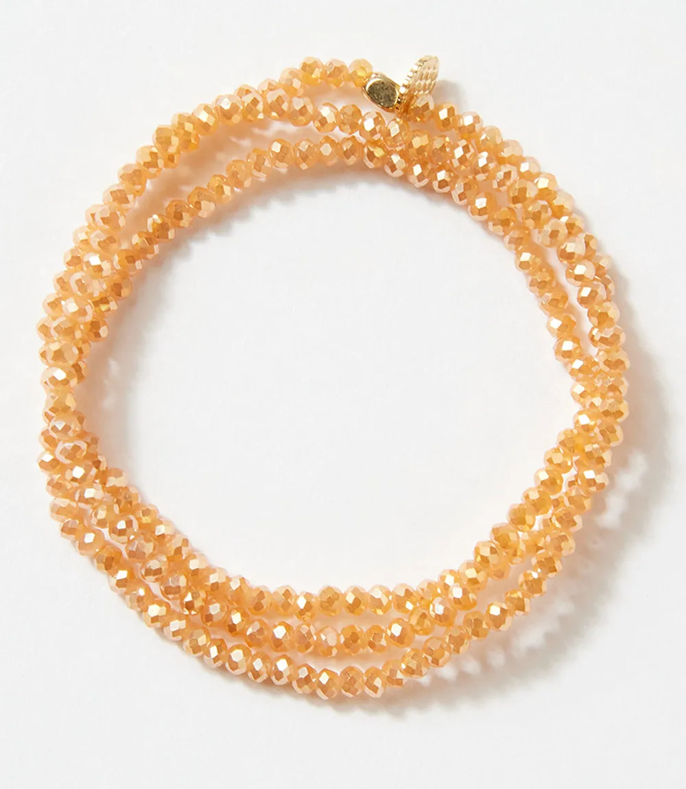 Crystal Beaded Stretch Bracelet