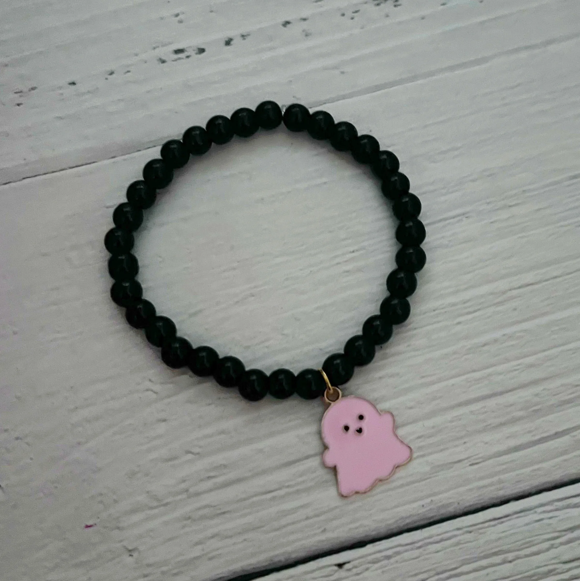 Cute Pink Ghost Bracelet