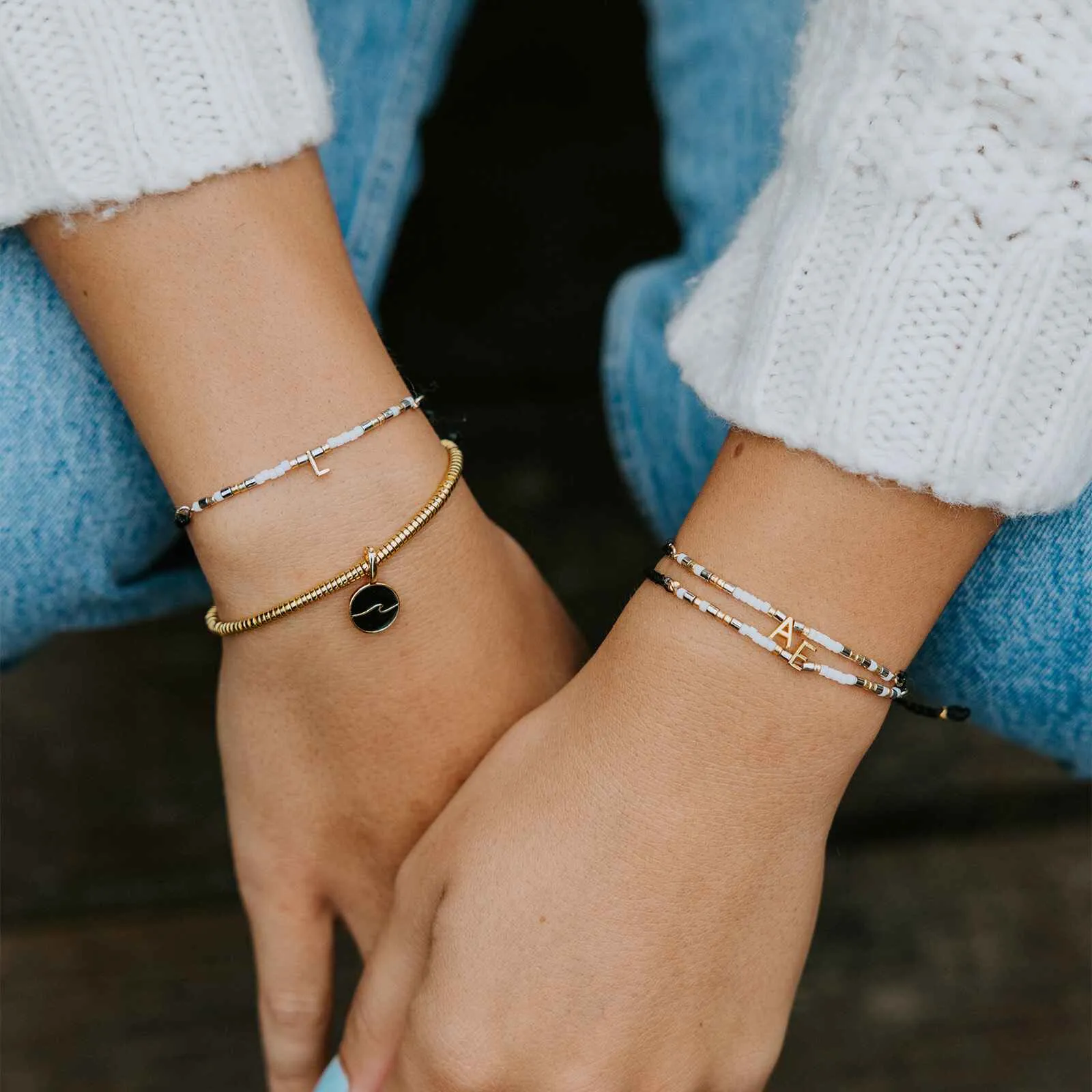 Dainty Alphabet Bracelet