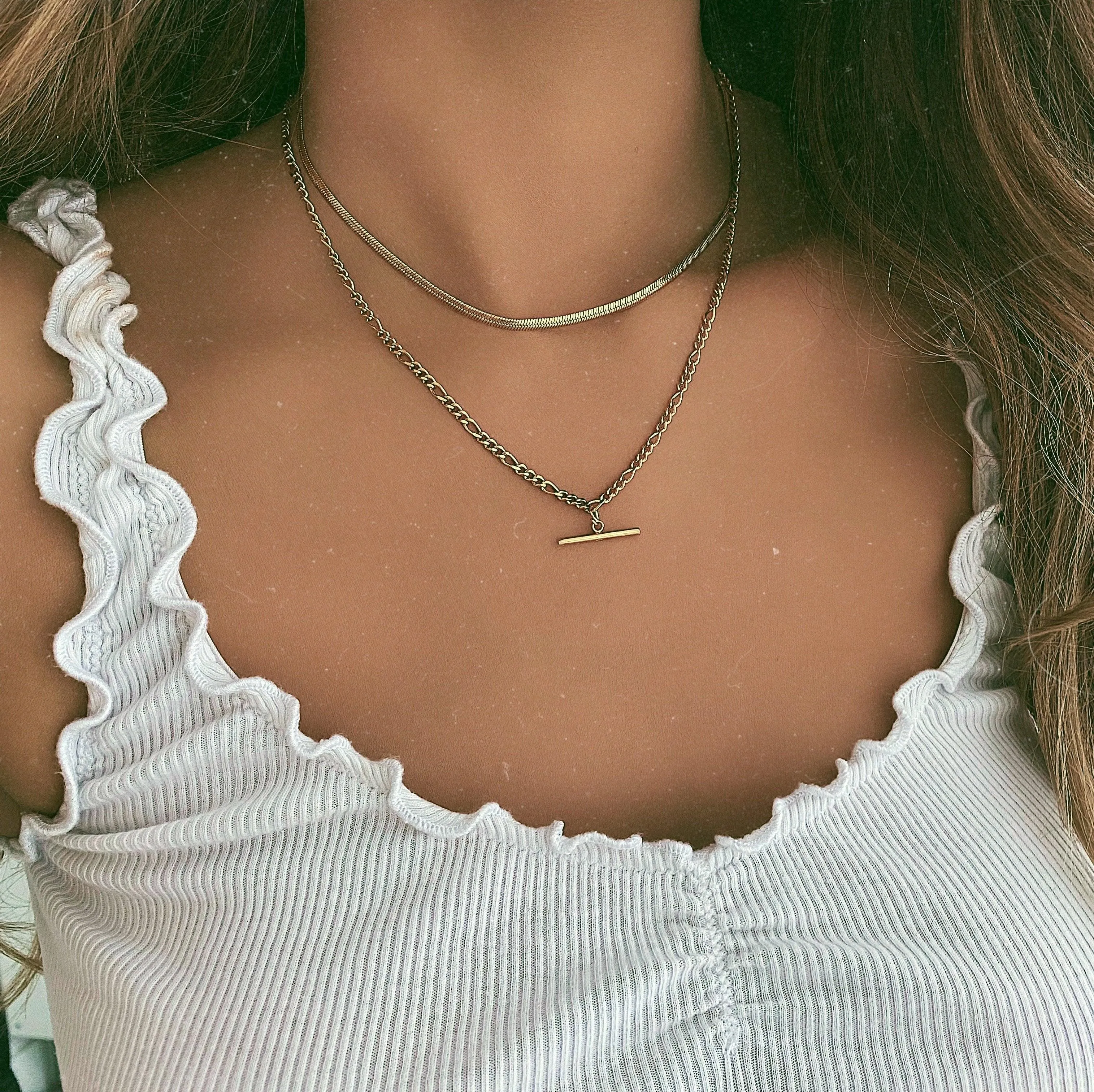 Dainty Herringbone Choker / Necklace