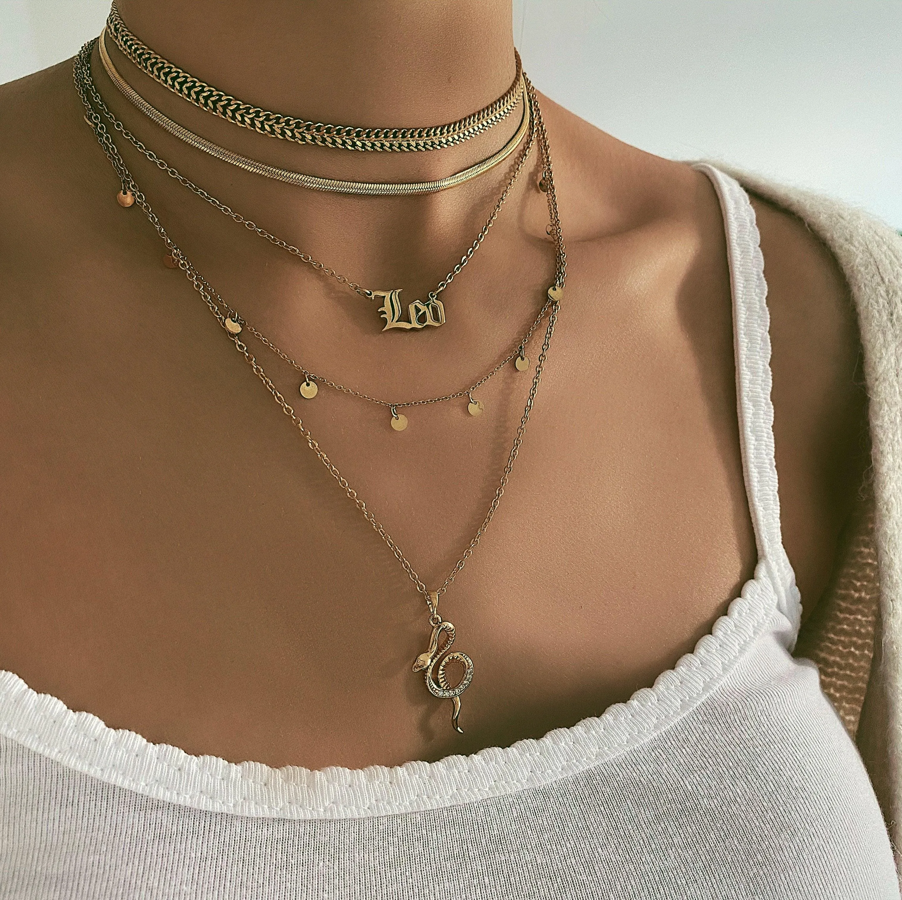 Dainty Herringbone Choker / Necklace