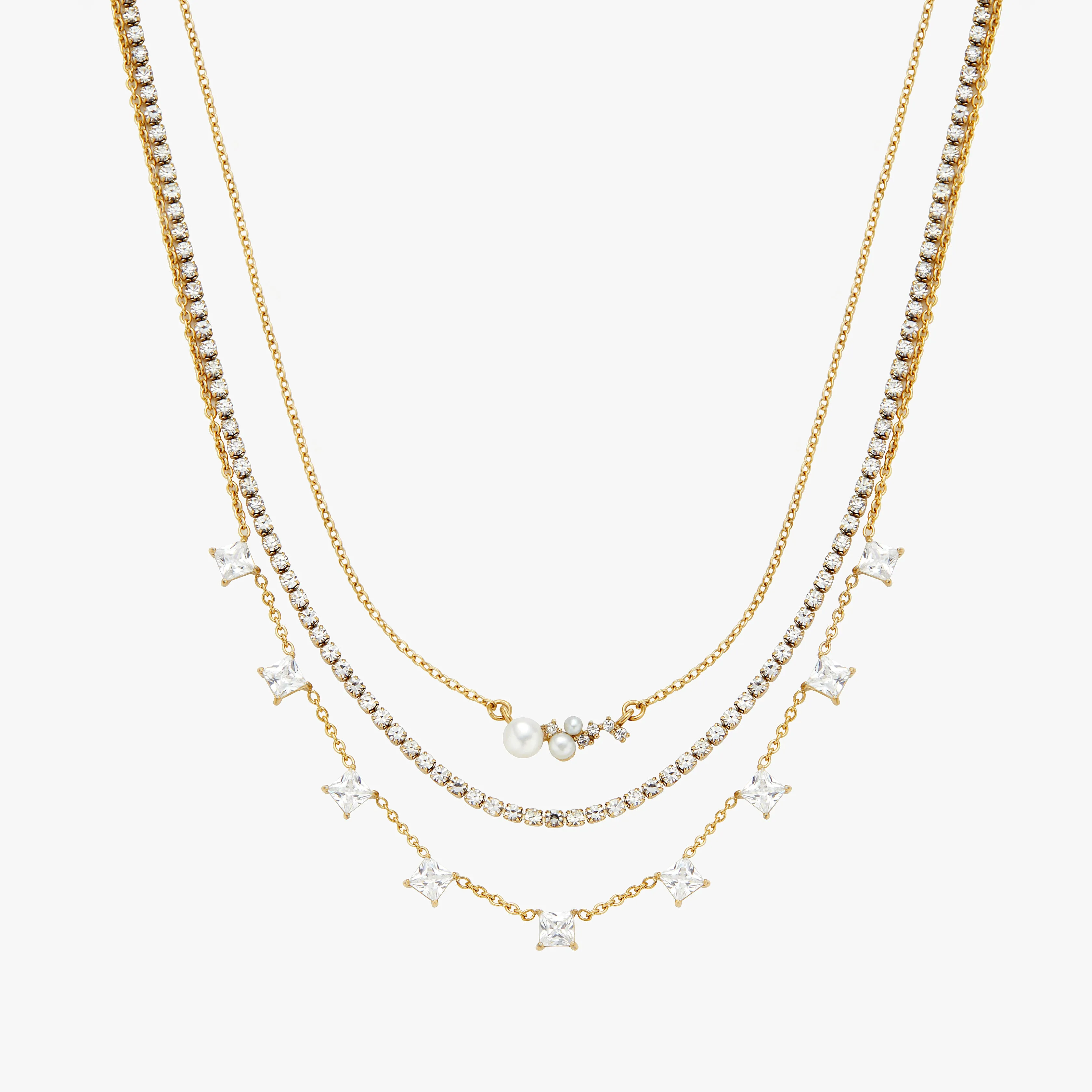 Dainty Scattered Layered Necklace