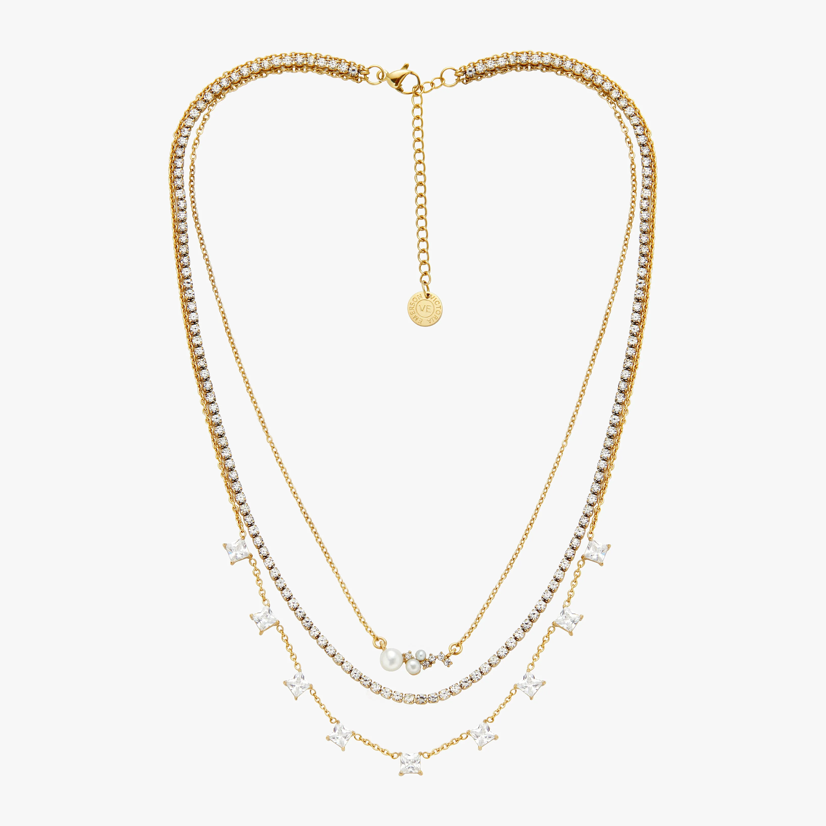 Dainty Scattered Layered Necklace