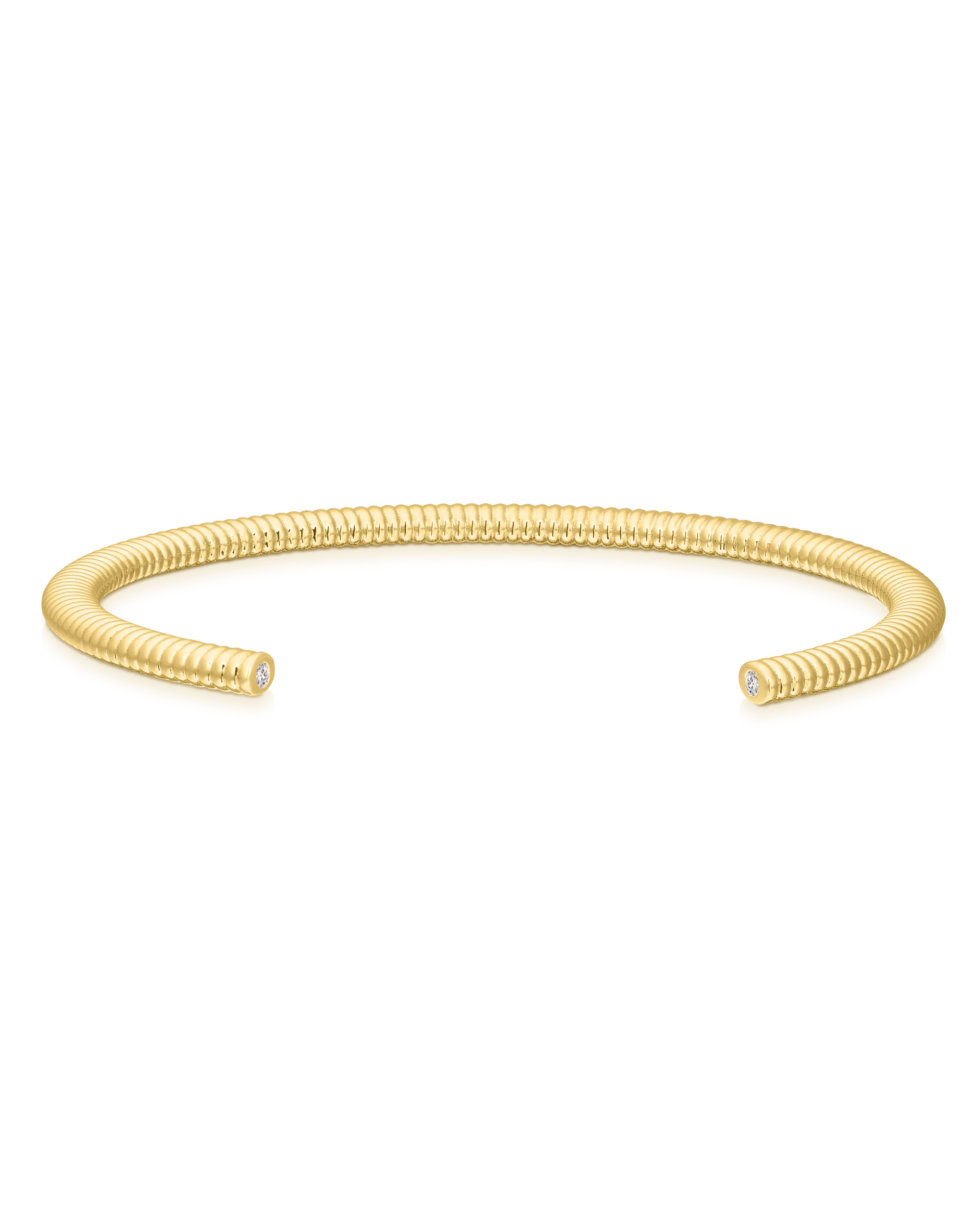 Daisy Bangle - 18K Gold Vermeil