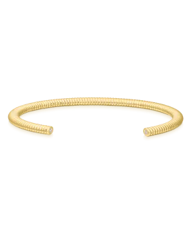 Daisy Bangle - 18K Gold Vermeil