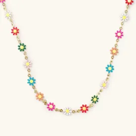 Daisy Multicolor Necklace