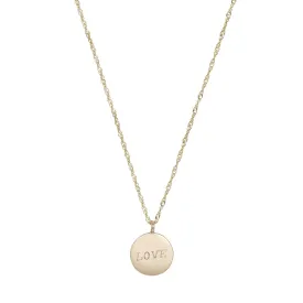 Demi Medallion Signet Necklace