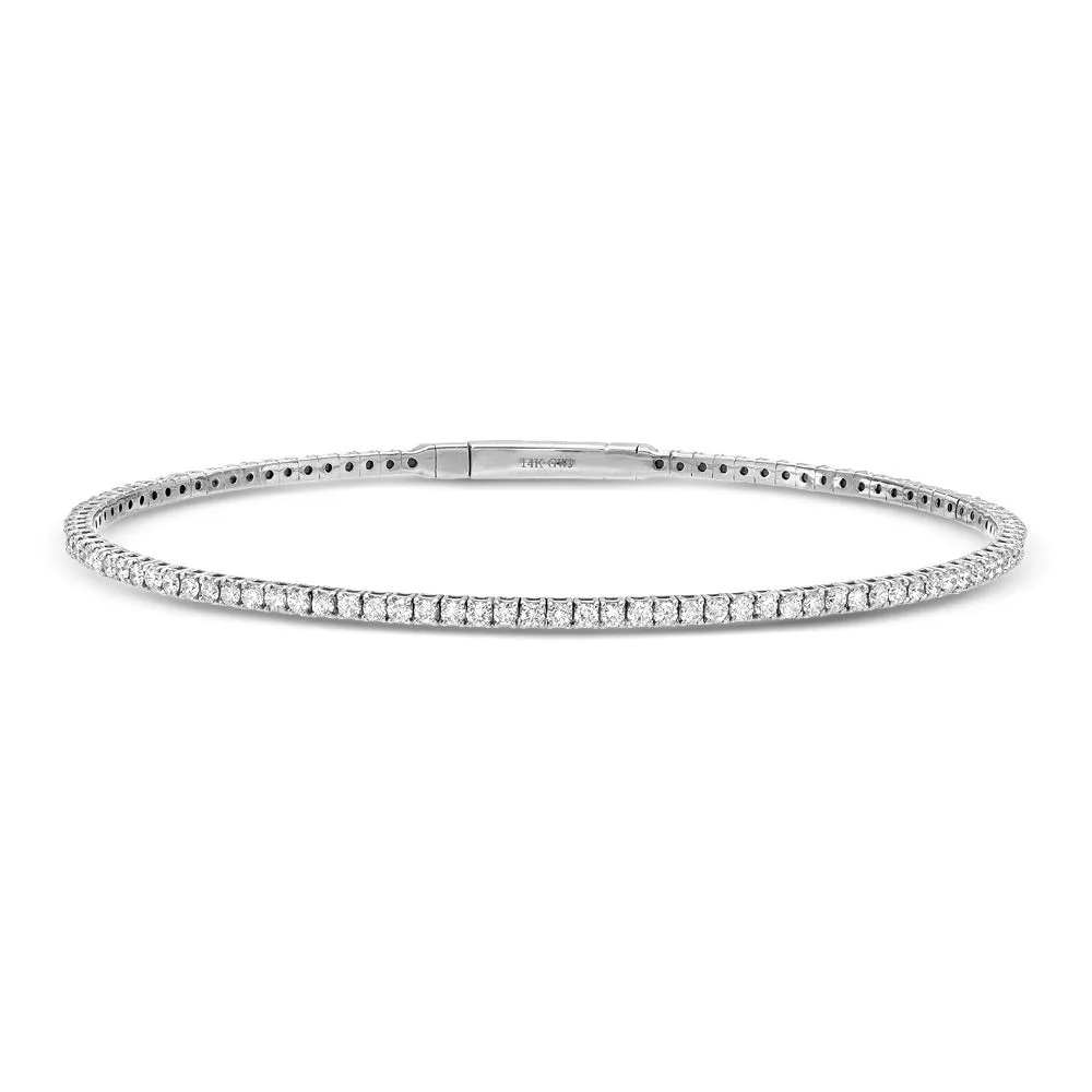 Diamond Flexible Bangle