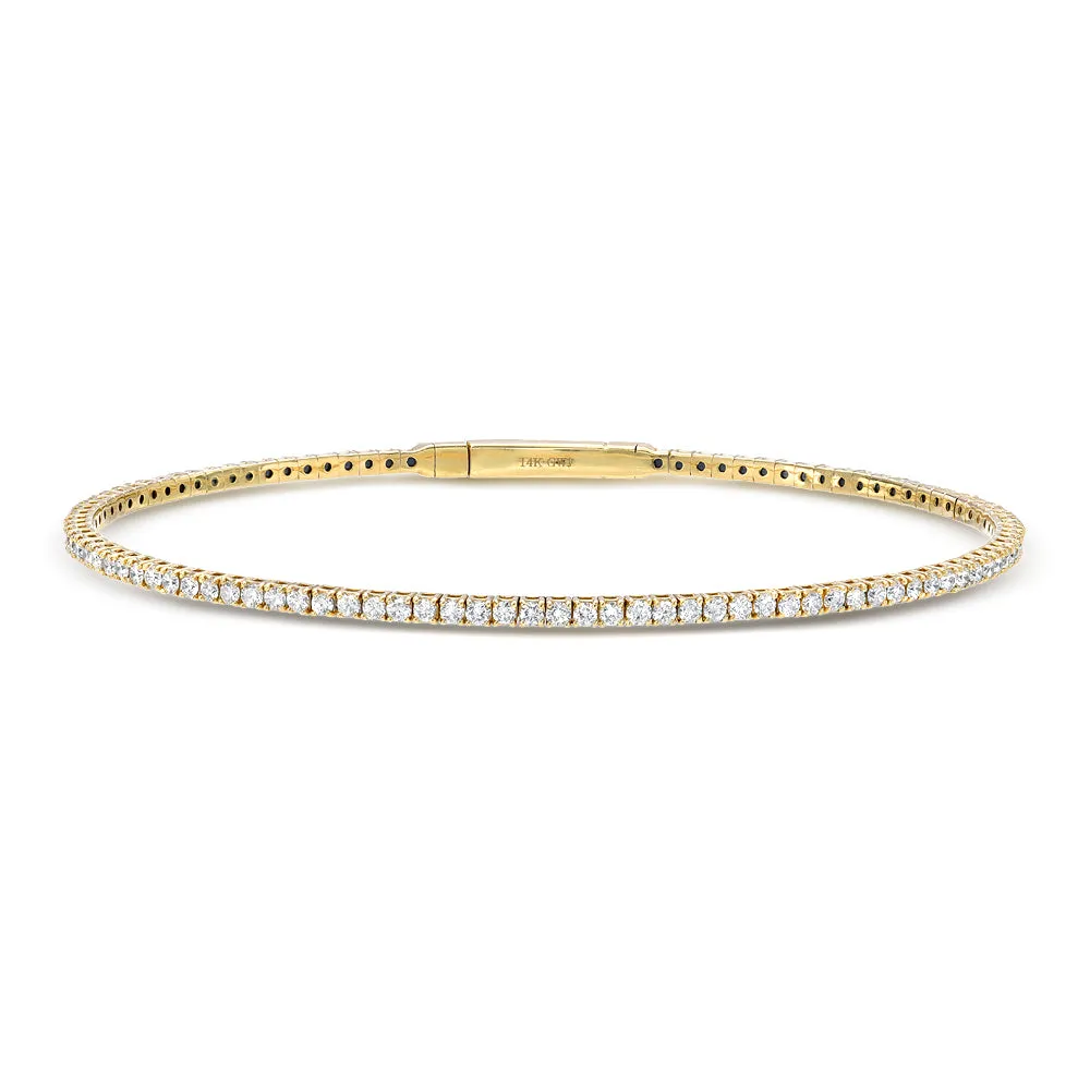 Diamond Flexible Bangle