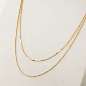 Dion Layered Necklace Gold