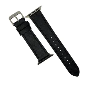 Dress Epsom Leather Strap in Black (Apple Watch)