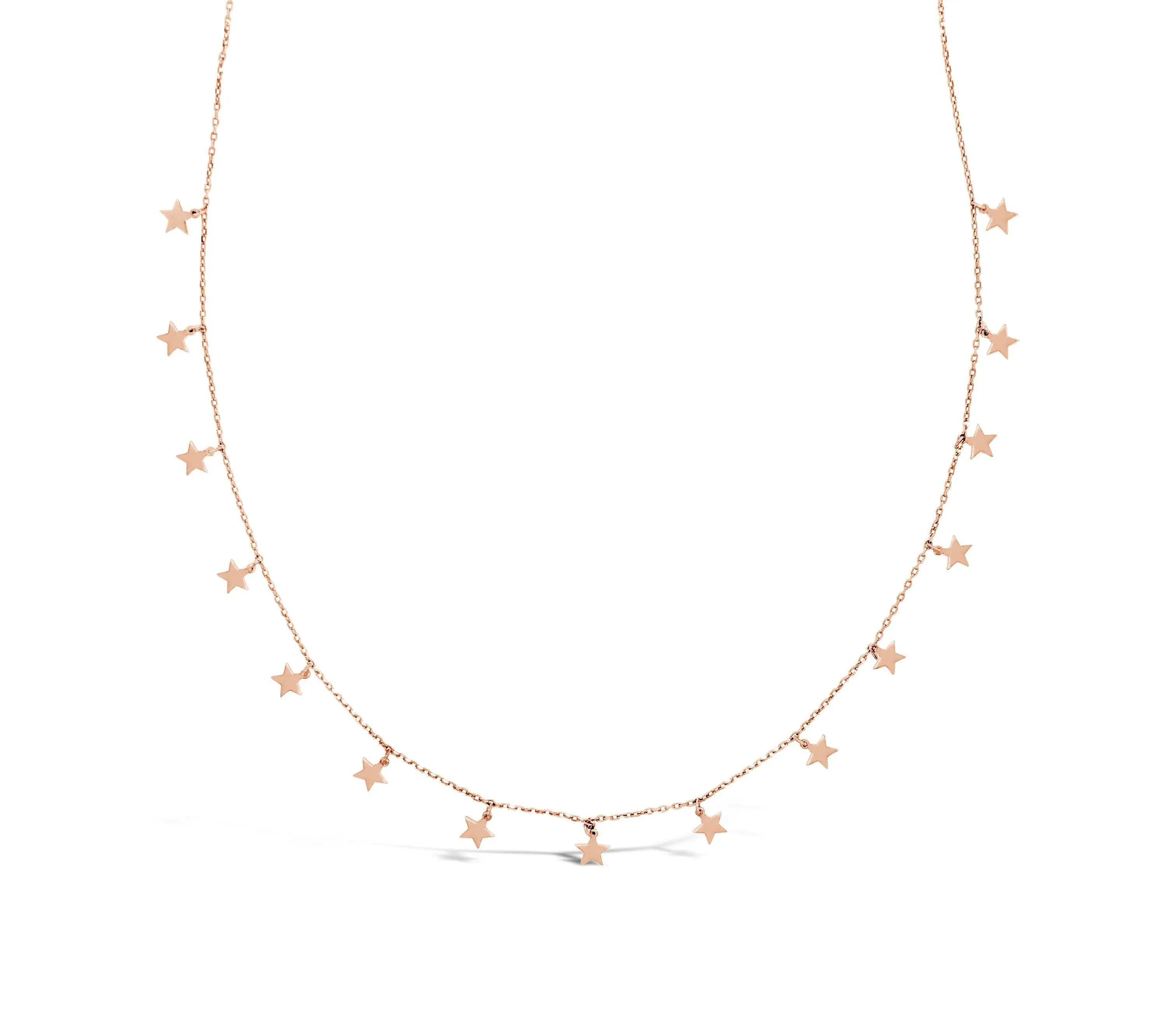 Duo Make A Wish Necklace (Rose Gold Plated)