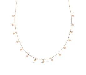 Duo Make A Wish Necklace (Rose Gold Plated)