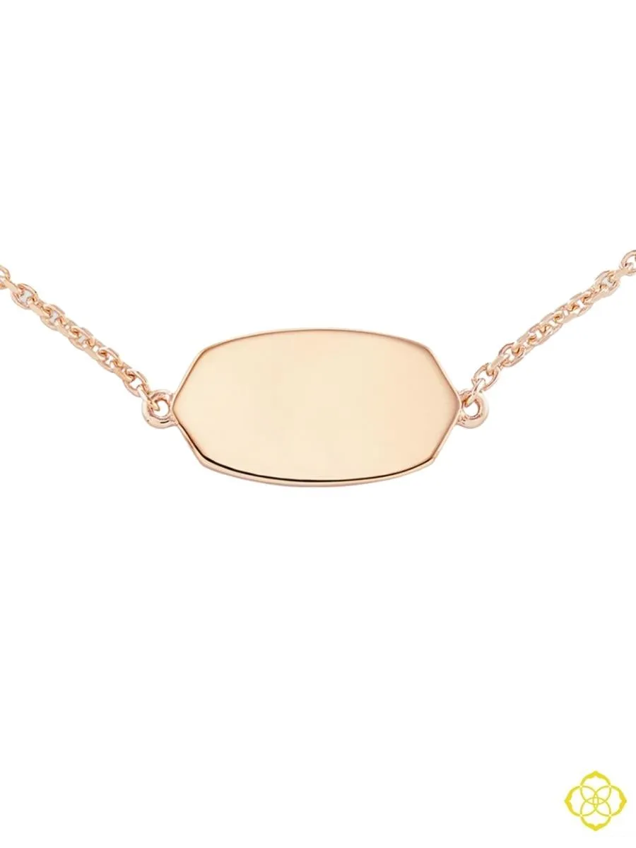 Elaina Delicate Chain Bracelet In 18k Rose Gold Vermeil