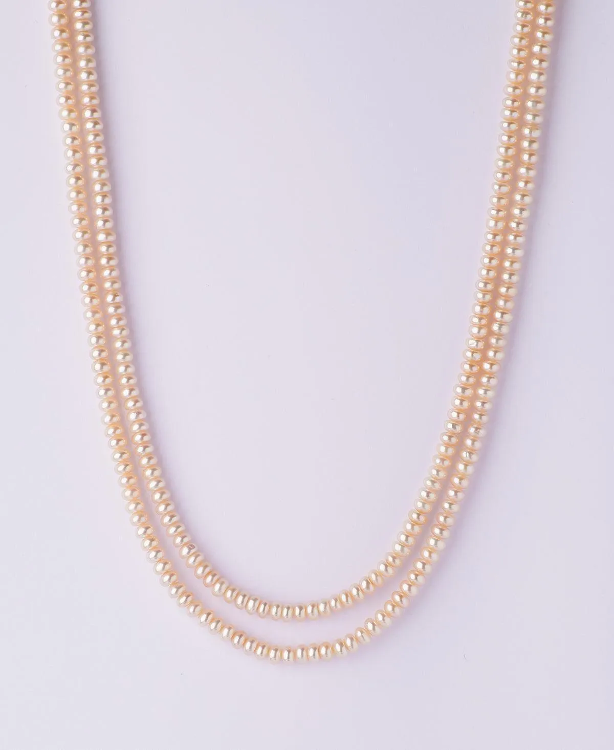 Elegant 2 line Pearl Necklace