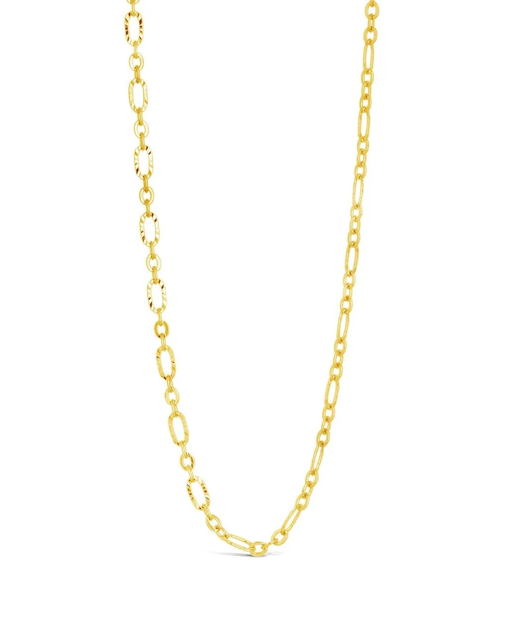 Elysia Delicate Mixed Link Chain Necklace