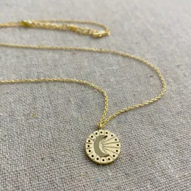 Emerging Moon Necklace