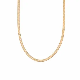 Estée Lalonde Goddess Snake Chain Necklace 18ct Gold Plate