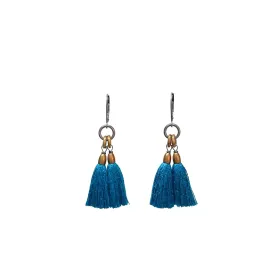 Fan Earrings - Peacock