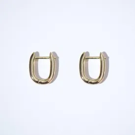 Fine Essentials - Paperclip Hoop Earrings