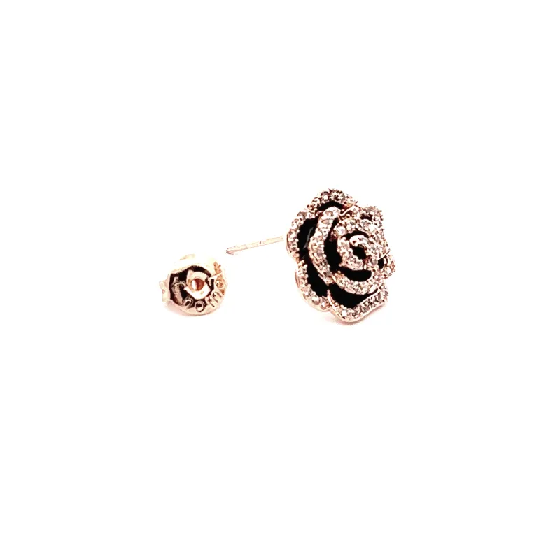 Flower Cubic Zirconia Earrings