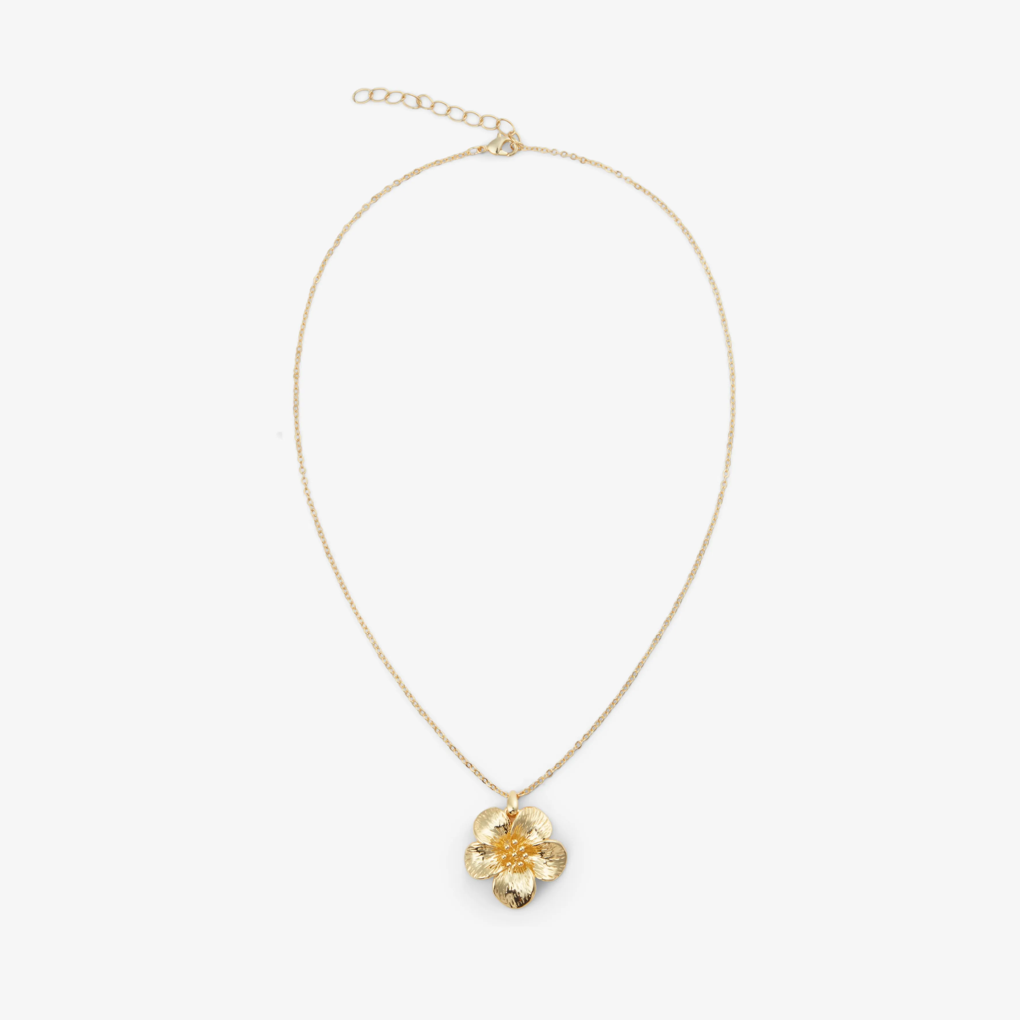 FLOWER NECKLACE Gold