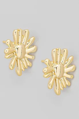 FME319 Daisy Studs LT Gold