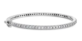 Forever Diamond Bangle (4.00 ct Diamonds) in White Gold