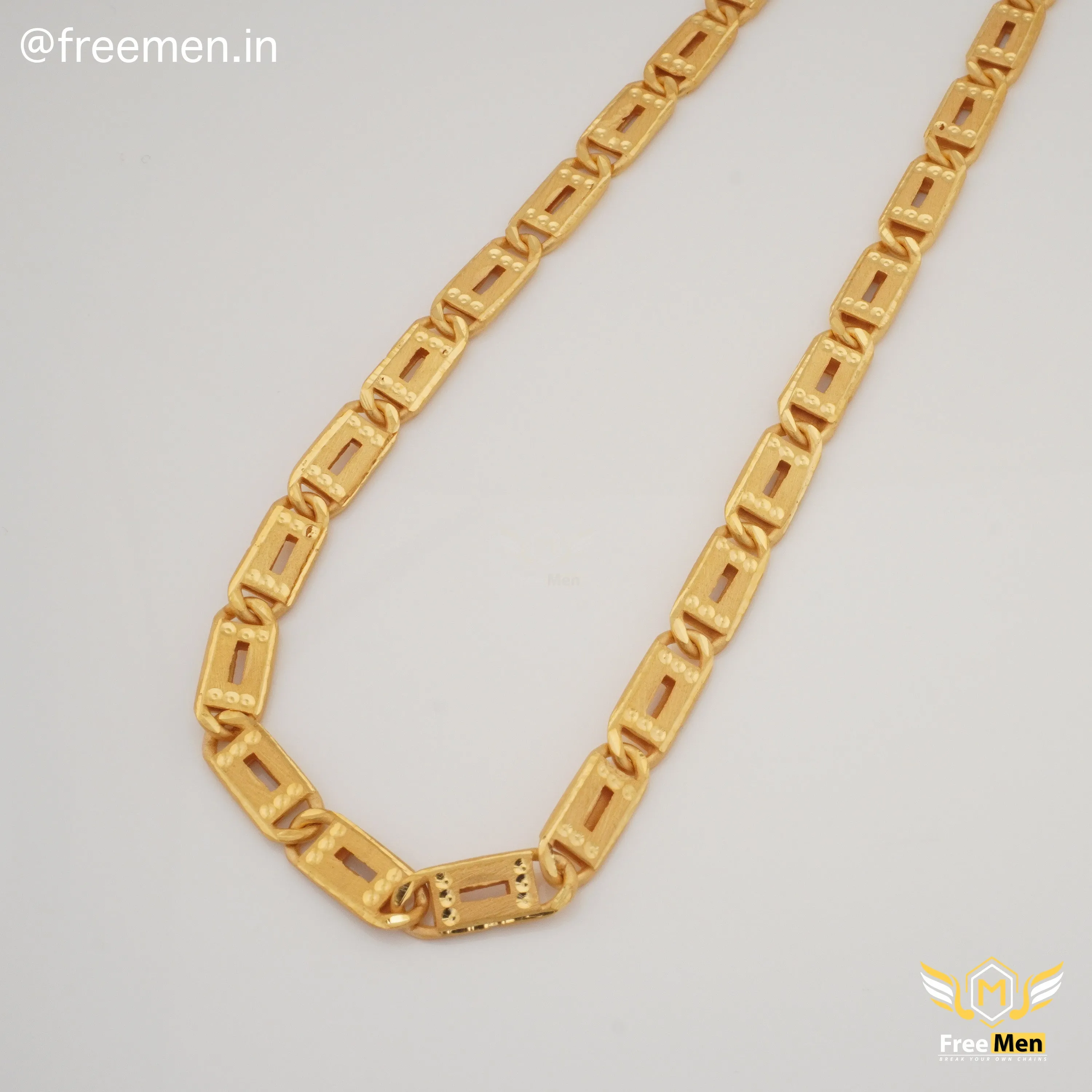 Freemen Fascination Line Nawabi Gold Plated Chain - FMGC21