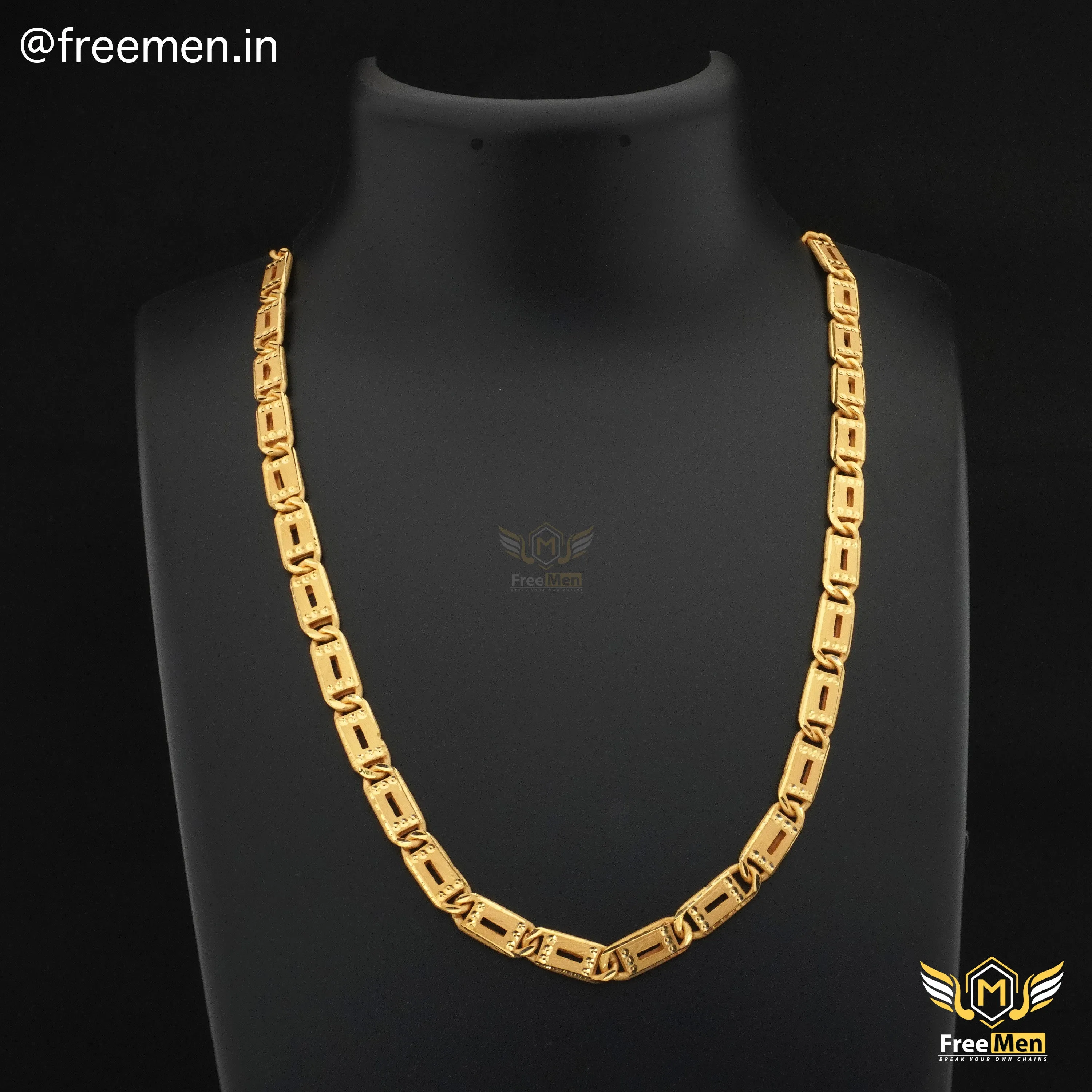 Freemen Fascination Line Nawabi Gold Plated Chain - FMGC21